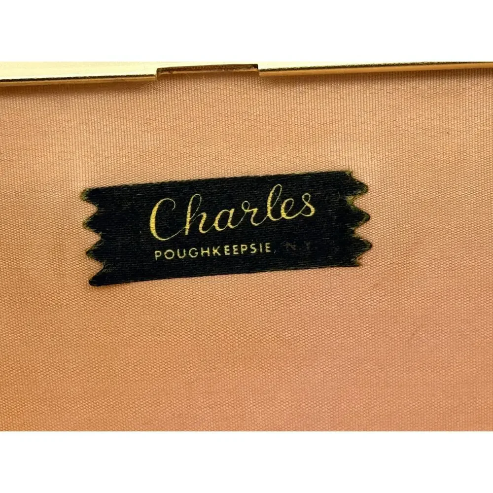 Vintage 1960s HL USA Harry Levine Clutch Kisslock Mid-Century Evening Bag